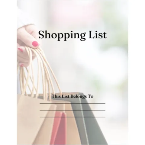 Shopping List Bundle
