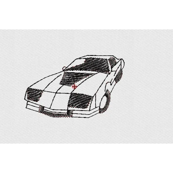Car Embroidery Design