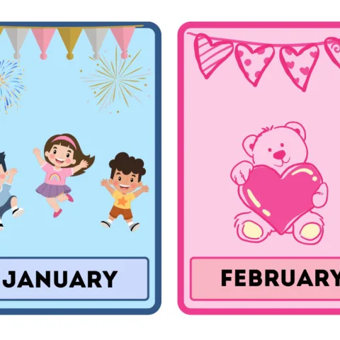 Months of the Year Flashcards