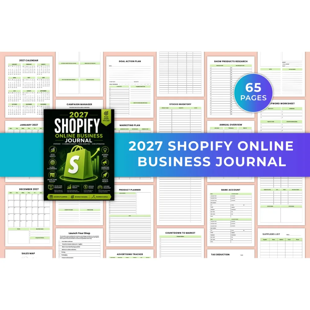 Shopify Online Business Journal