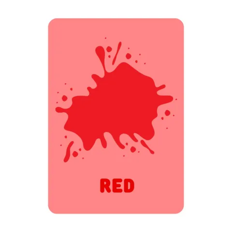 Color Splash Flashcards for Kids