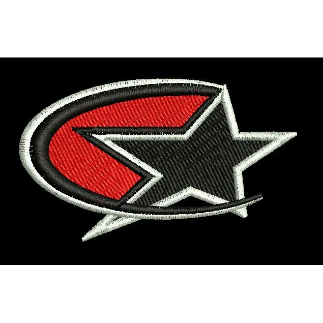 Dynamic Star Embroidery Design
