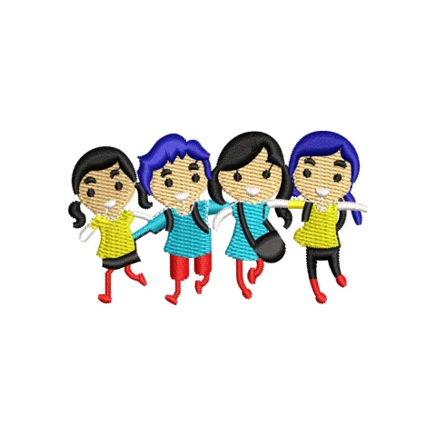 Girls Embroidery Design