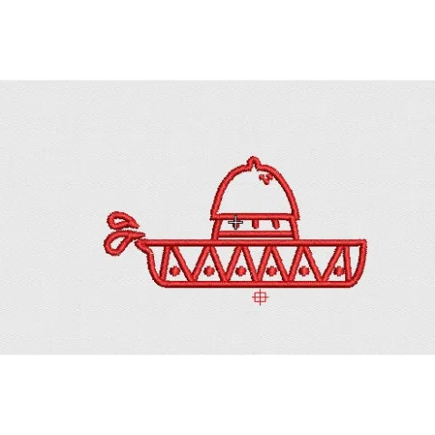 Hat Embroidery Design