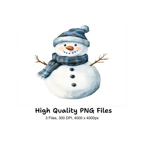 Snowman Clipart Bundle