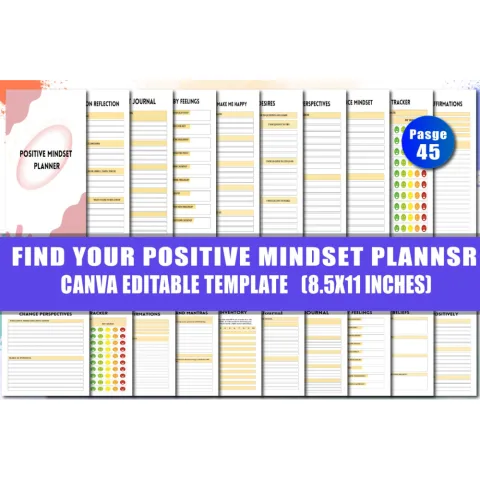 Positive Mindset Planner