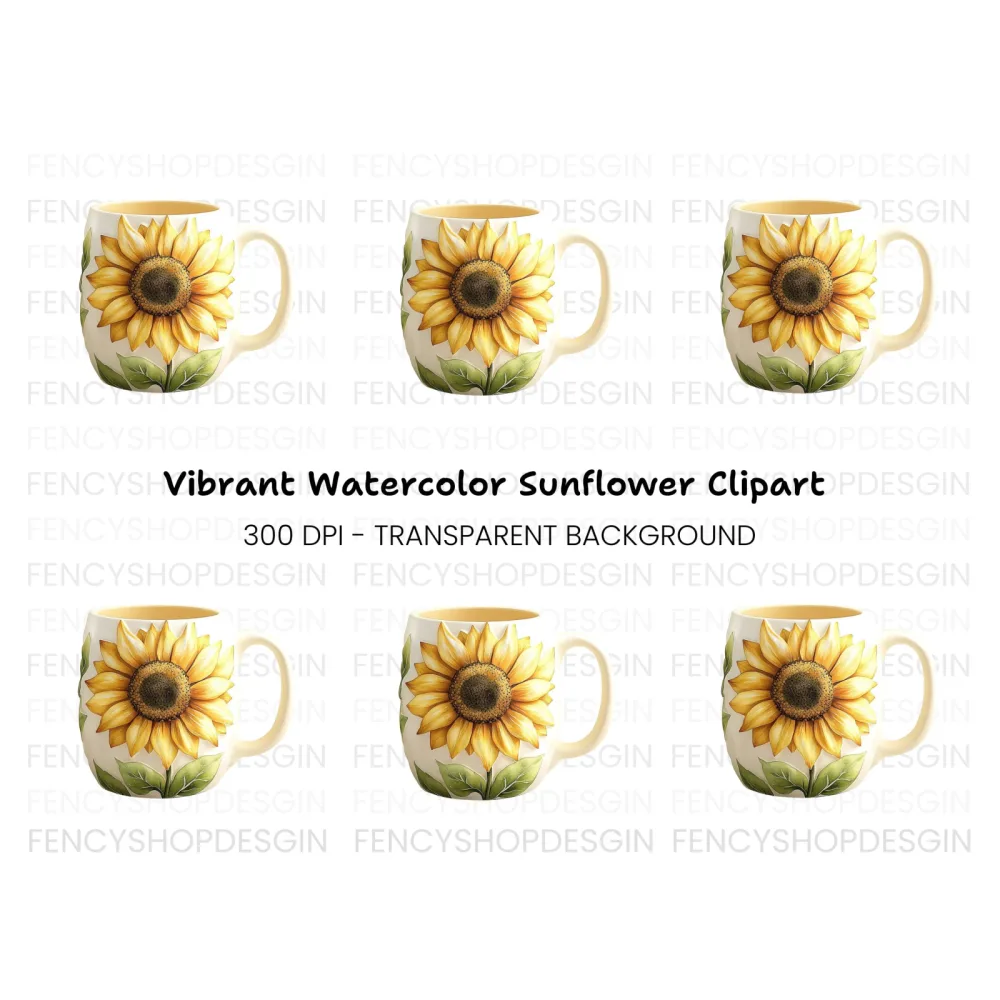 Sunflower Clipart Bundle