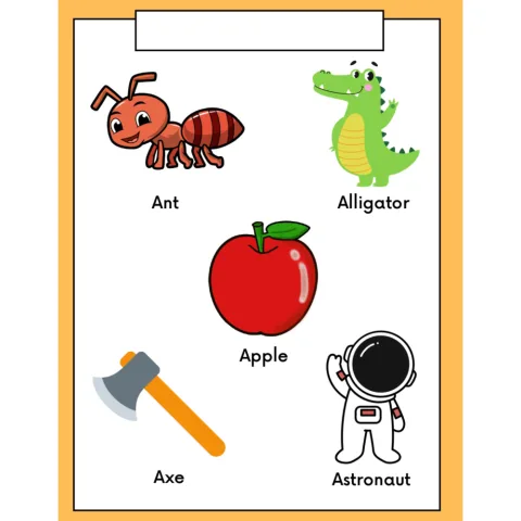 Alphabet Cut and Paste Activity Book