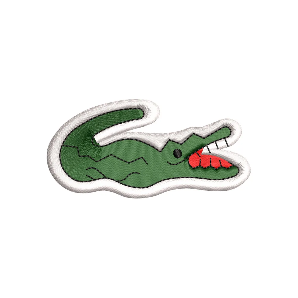 Alligator Embroidery Design