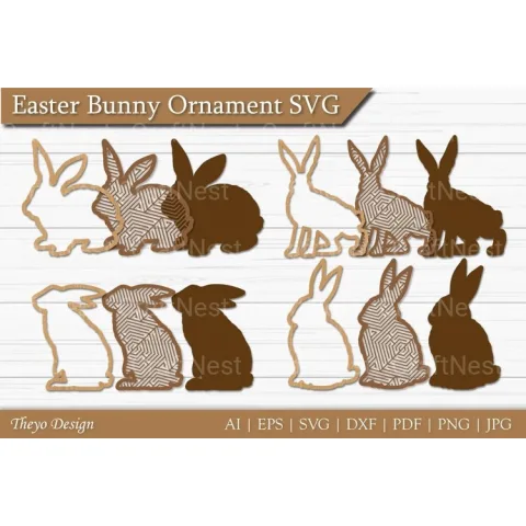 Easter Bunny SVG Bundle