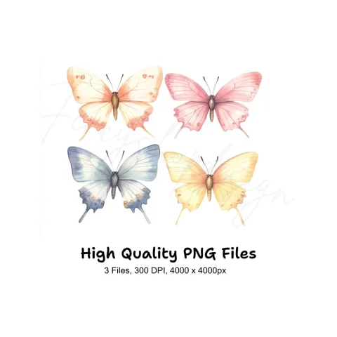 Butterfly Clipart Bundle