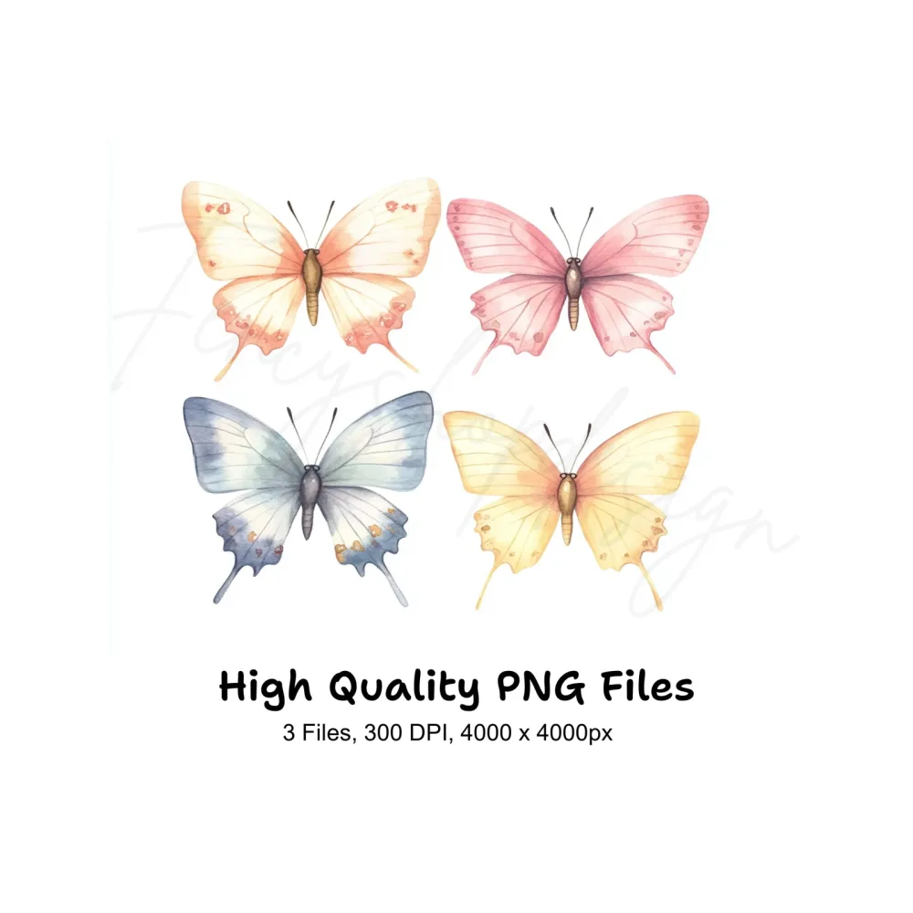 Butterfly Clipart Bundle