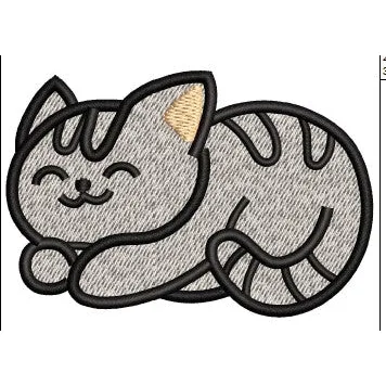 Cat Embroidery Design