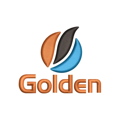 Golden Bit Embroidery Design