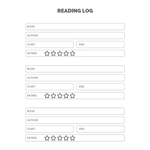 Reading Log Bundle