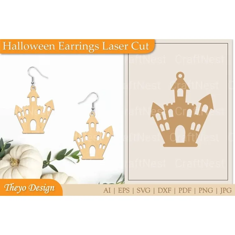 Halloween Earrings SVG Bundle