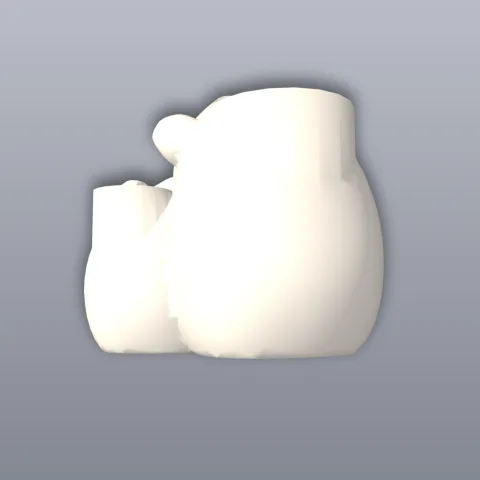 Hedgehog Planter 3D Print STL File