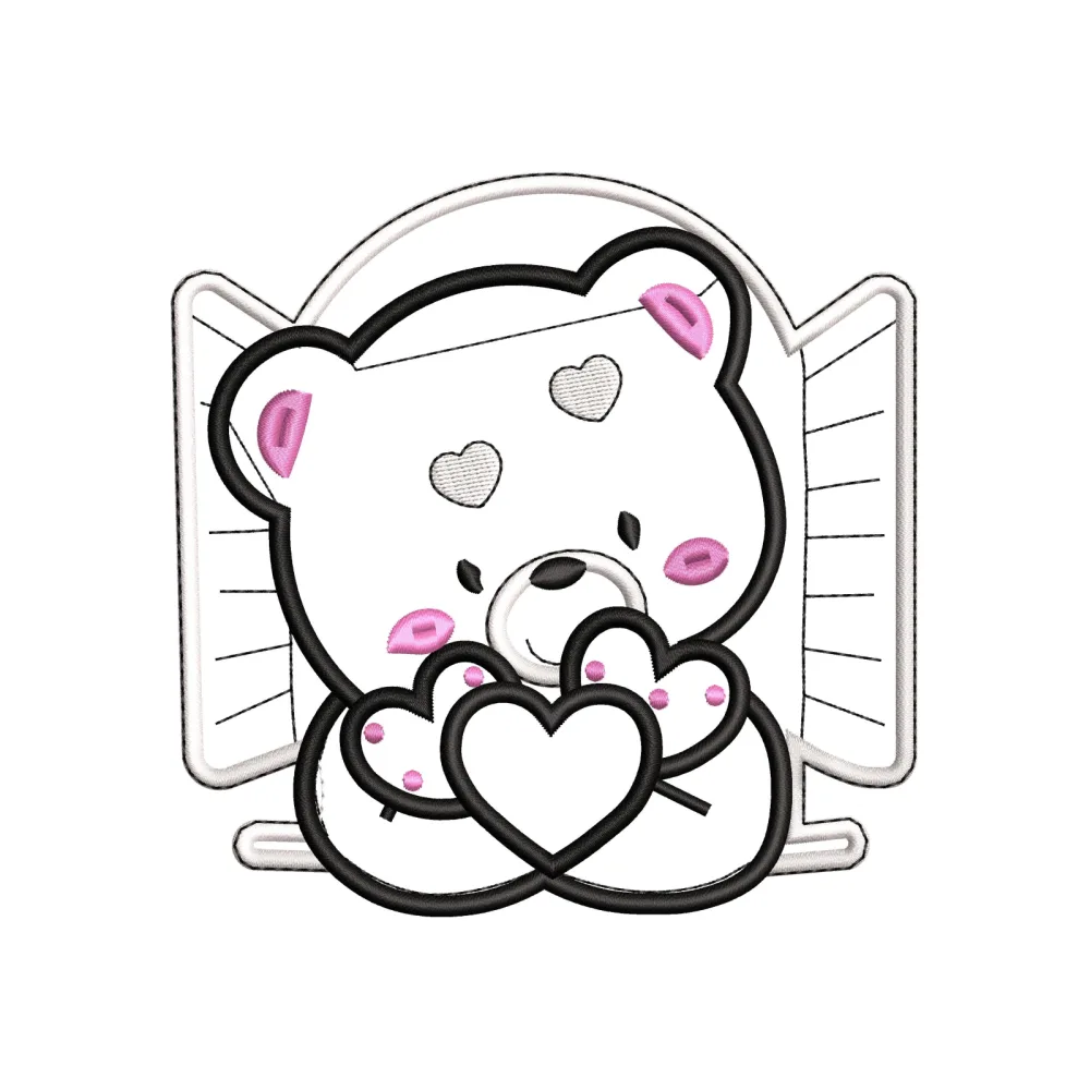 Teedy Lover Embroidery Design