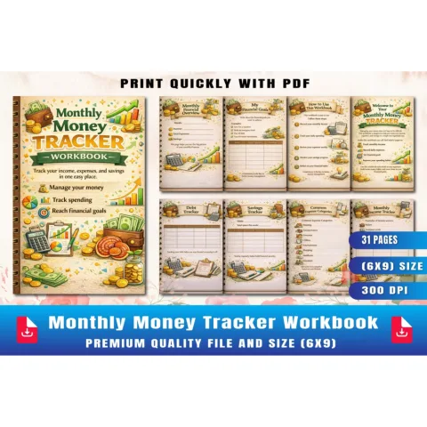 Monthly Money Workbook