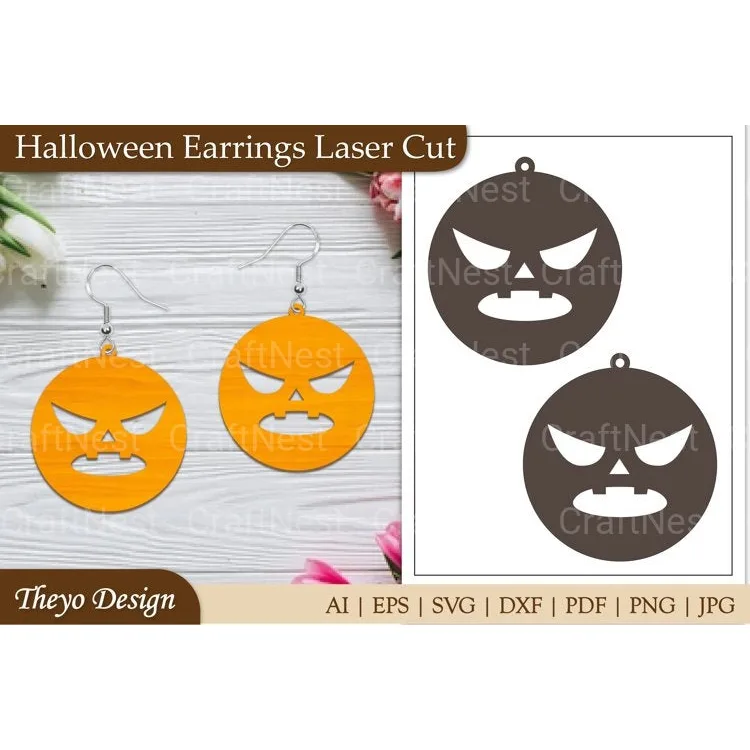 Halloween Earrings SVG Bundle Collection