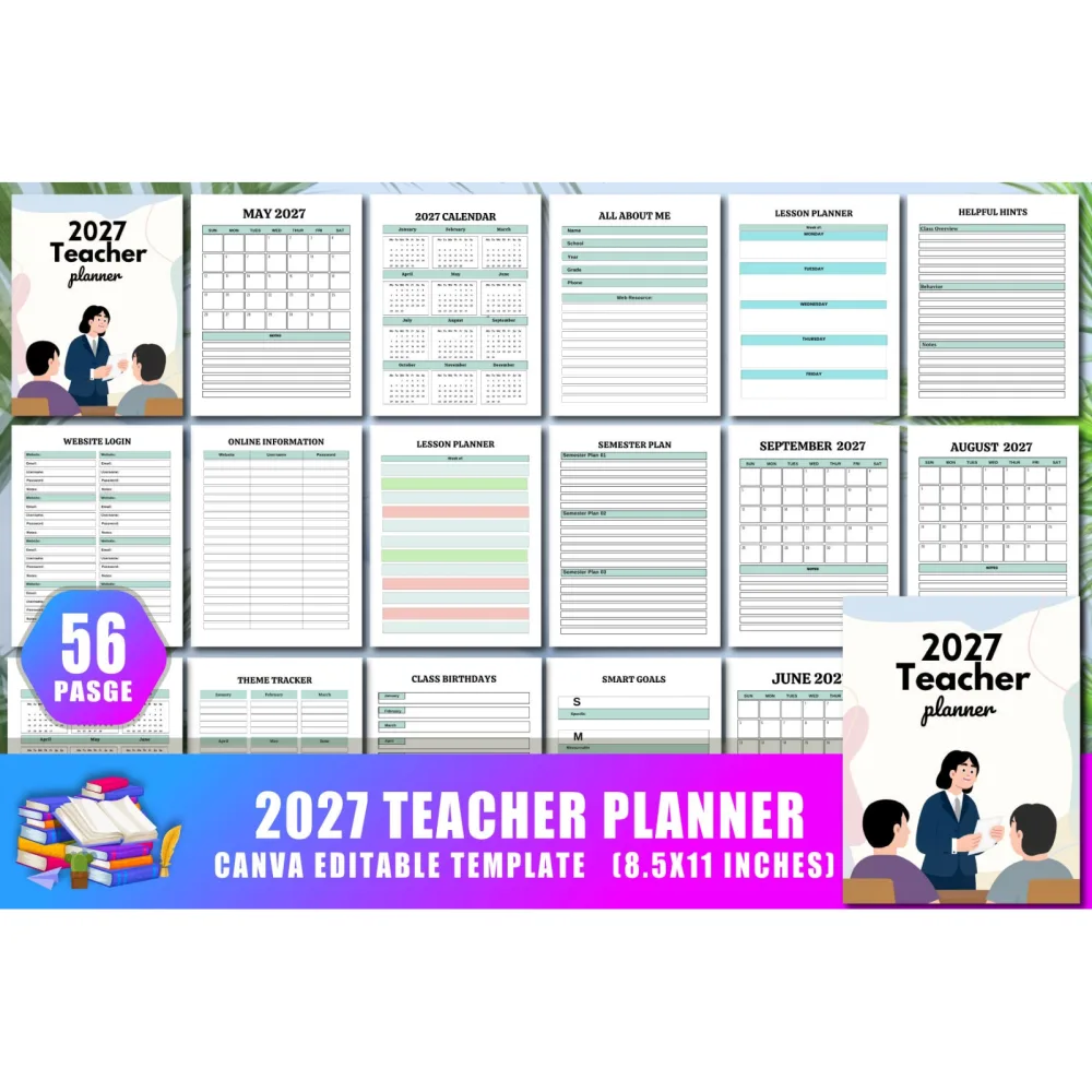 Teacher Planner 00921
