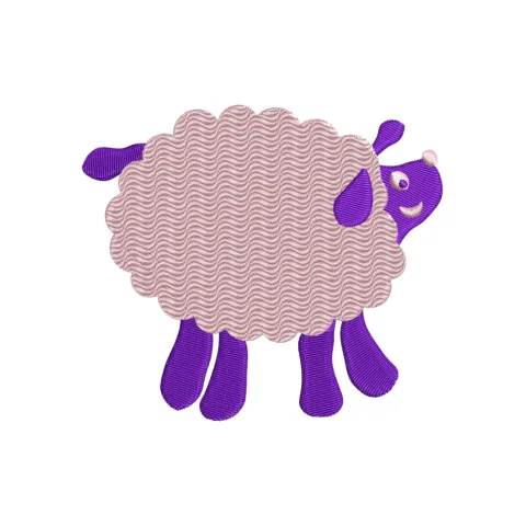 Sheep Embroidery Design