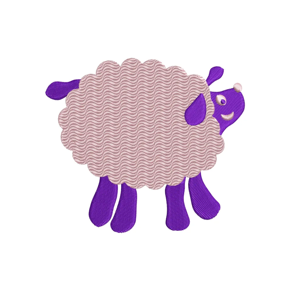 Sheep Embroidery Design