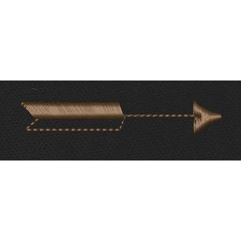 Golden Arrow Embroidery Design