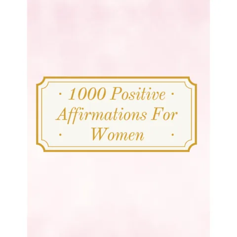 Positive Affirmations for Women Bundle