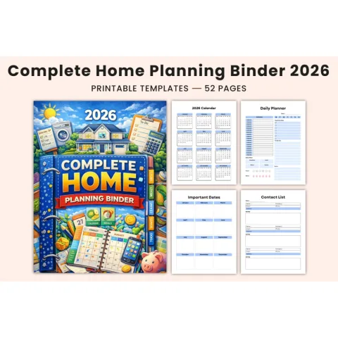 Complete Home Planning Binder Planner