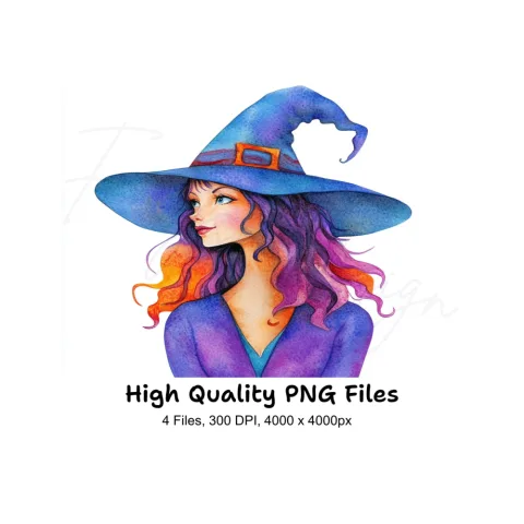 Witch Clipart Bundle