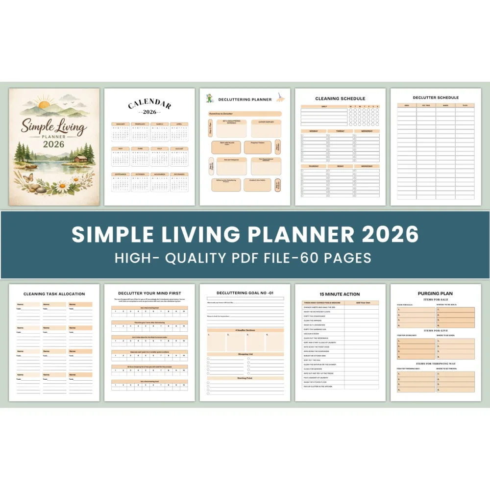 Simple Living Planner