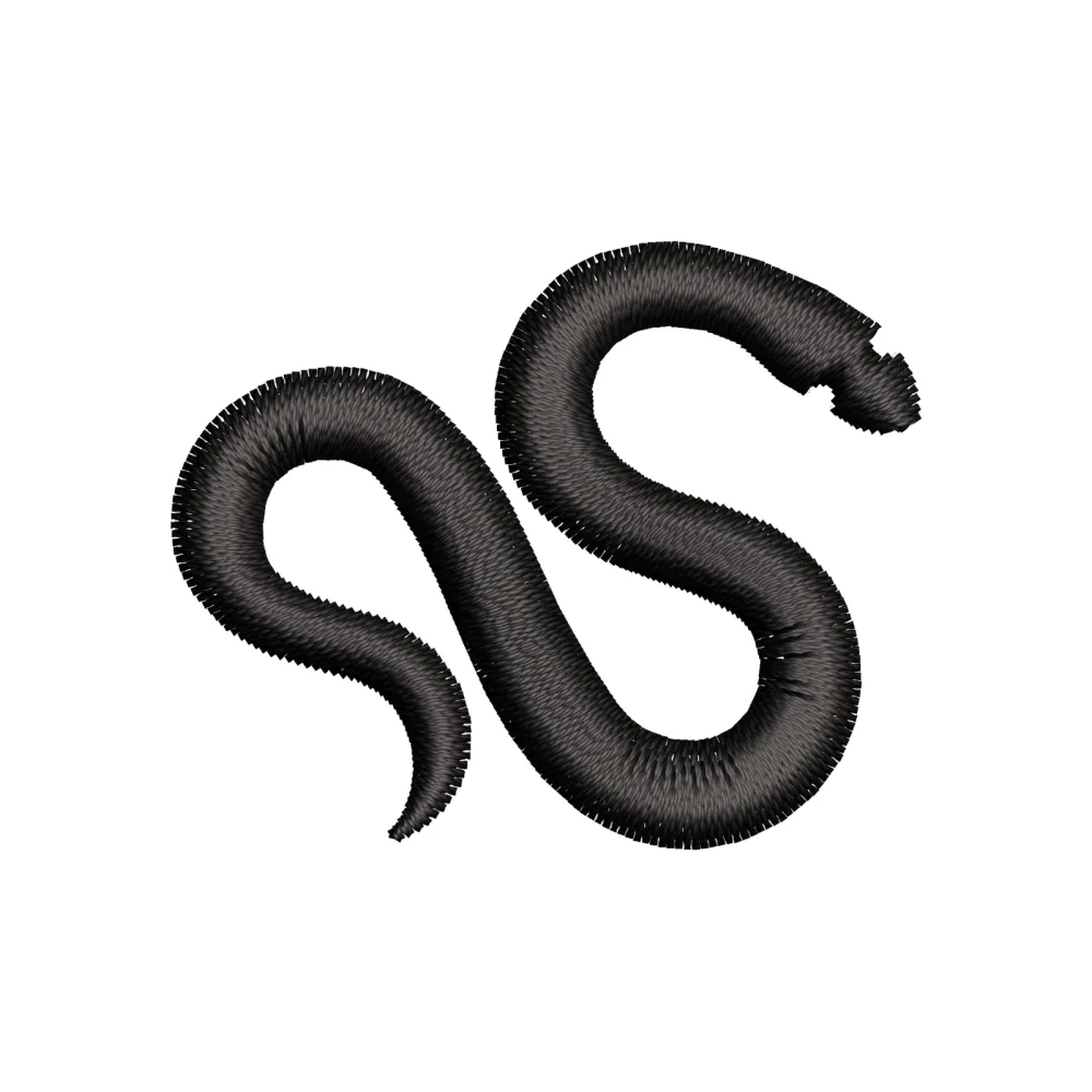 Snake Embroidery Design
