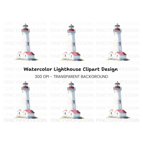 Lighthouse Clipart Bundle