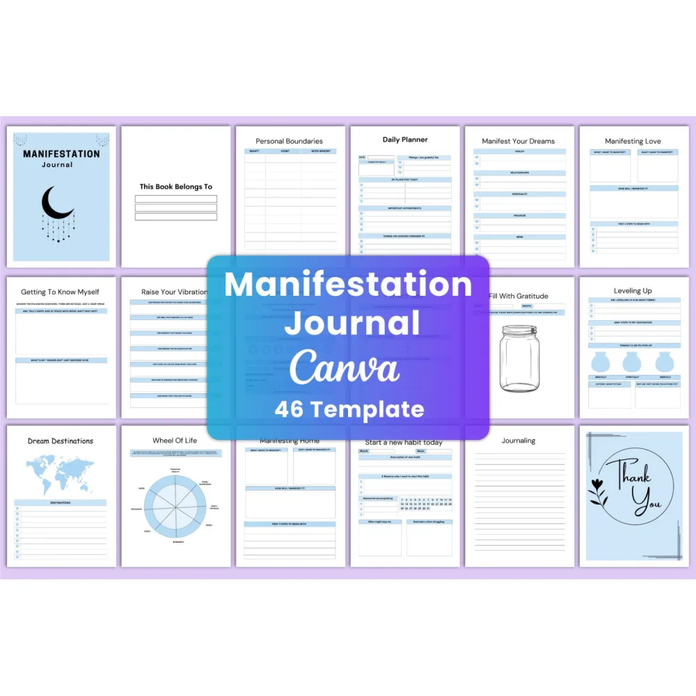Manifestation Journal for Personal Growth