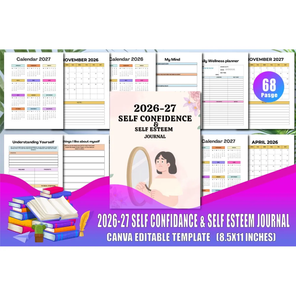Self Confidence & Self Esteem Journal