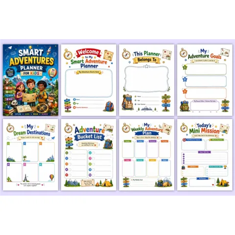 Smart Adventures For Kids Planner