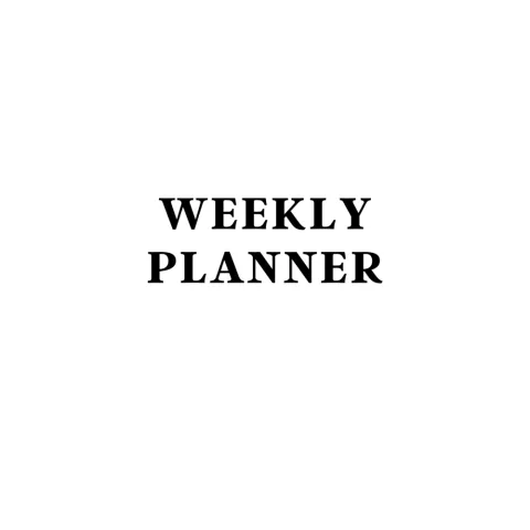 Weekly Planner Bundle