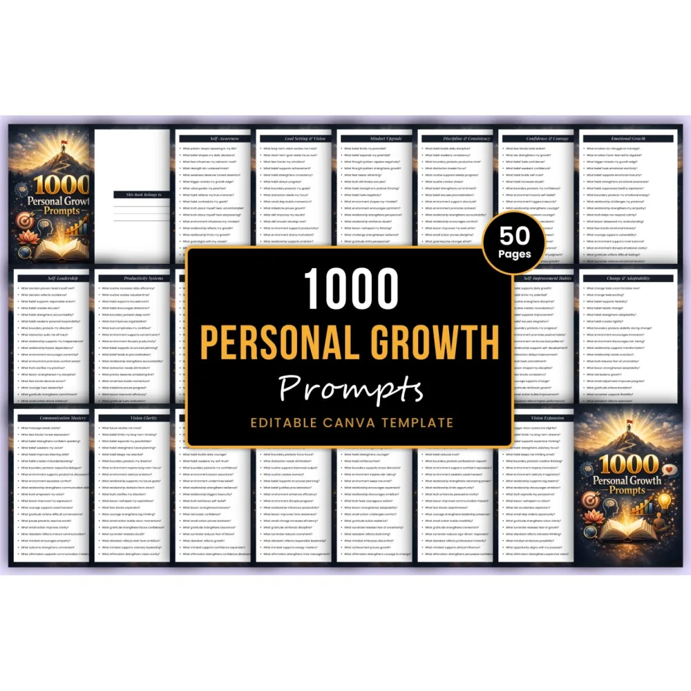 Personal Growth Prompts for Self-Improvement