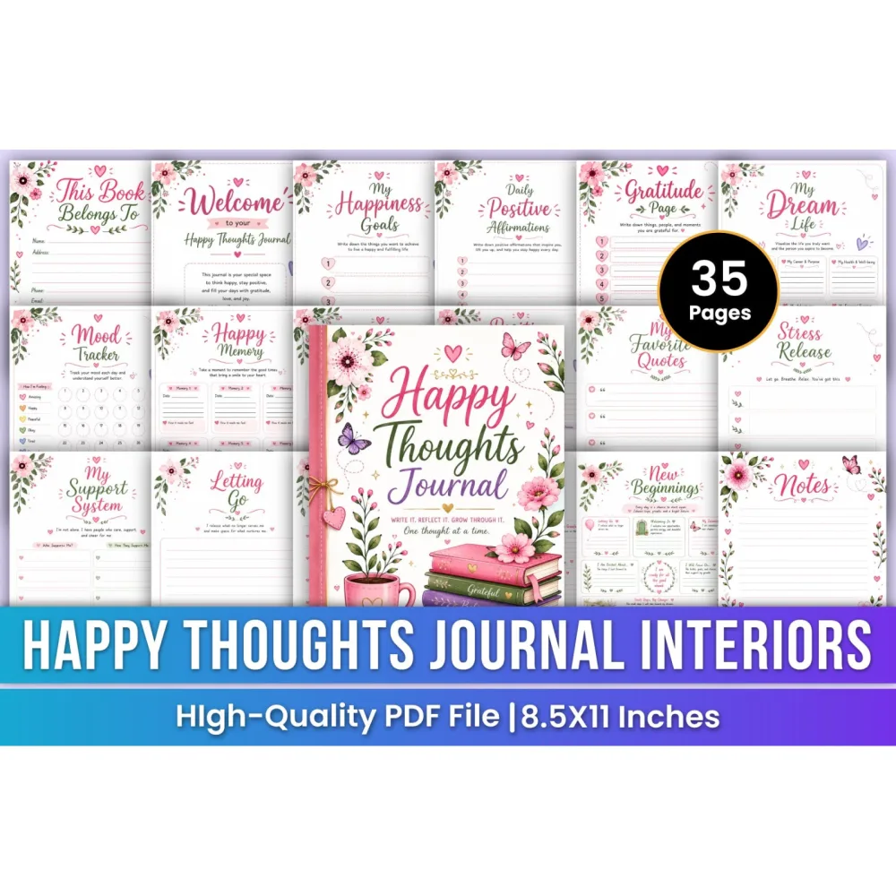 Happy Thoughts Journal