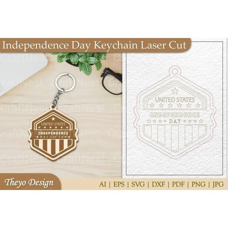 USA Keychain SVG Bundle