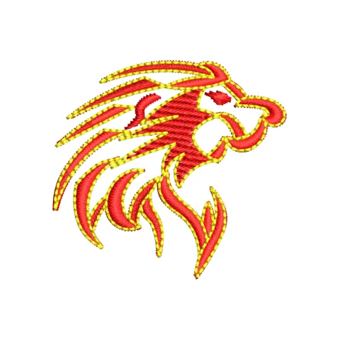 Lion Embroidery Design