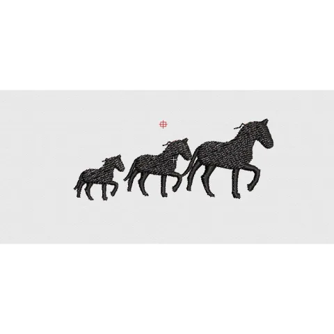 Horse Embroidery Design