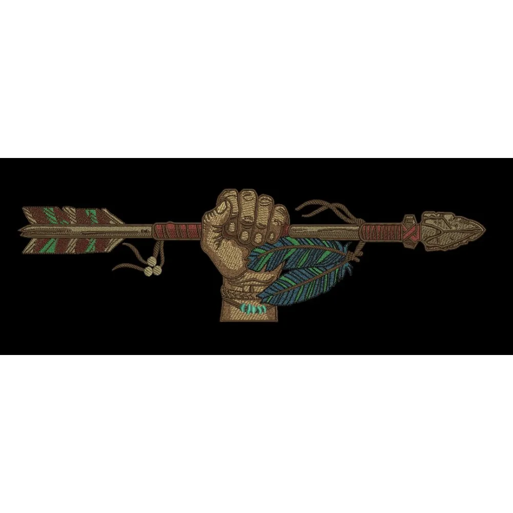 Grip Of The Archer Embroidery Design