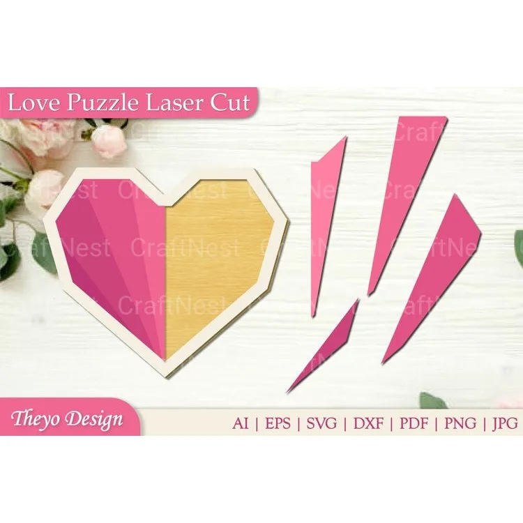 Love Puzzle SVG Bundle