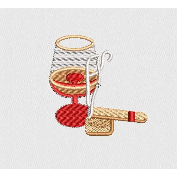 Drink Embroidery Design