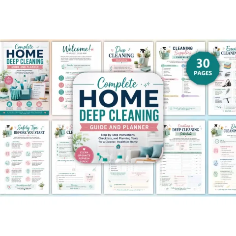 Complete Home Deep Cleaning And Planner