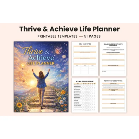 Thrive Achieve Life Planner