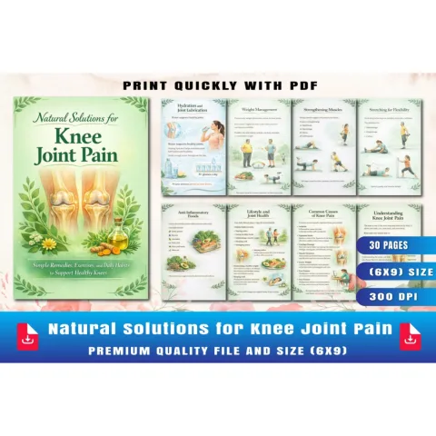 Natural Solutions for Knee Joint Pain Planner