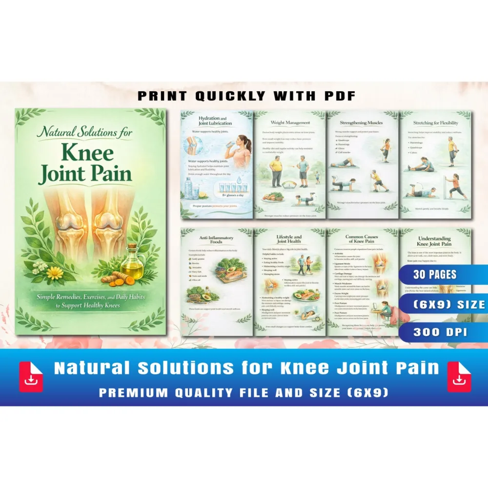 Natural Solutions for Knee Joint Pain Planner